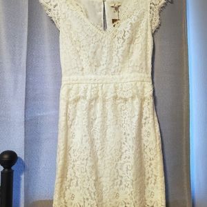 White lace dress